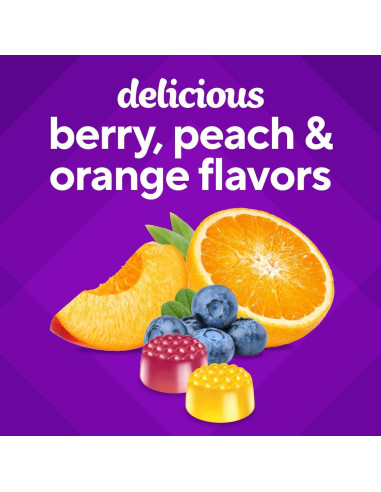 Vitafusion Multivitaminas Gummy Adultos 120 Conteo +10% Vitaminas A, C, E