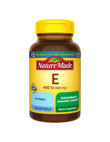 Nature Made Vitamina E 180 mg (400 IU) - 180 Gelatinas Blandas