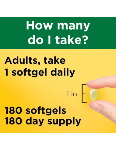 Nature Made Vitamina E 180 mg (400 IU) - 180 Gelatinas Blandas