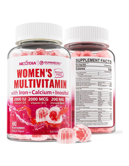 Multivitamina Metilada para Mujeres NextDia 60 Gominolas Veganas Multivitamina Metilada para Mujeres NextDia 60 Gominolas Veganas