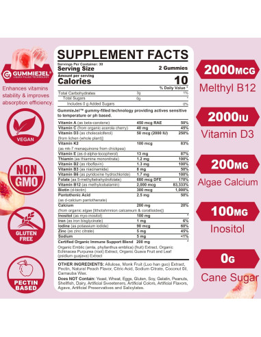 Multivitamina Metilada para Mujeres NextDia 60 Gominolas Veganas