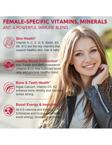 Multivitamina Metilada para Mujeres NextDia 60 Gominolas Veganas