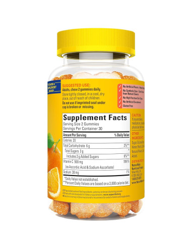 Gominolas de Vitamina C 500 mg Nature Made 60 Unidades