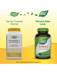 Vitamina C Nature's Way 1000 mg con Bioflavonoides 250 Cápsulas 2