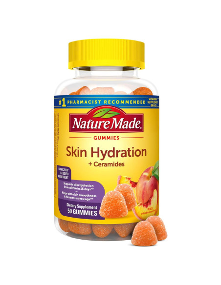 Gomitas de Hidratación de Piel Nature Made con Ceramidas y Biotina - 50 Unidades