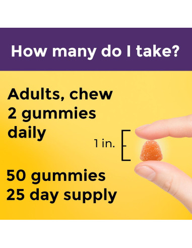 Gomitas de Hidratación de Piel Nature Made con Ceramidas y Biotina - 50 Unidades