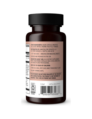 Vitamina C de Alimentos Integrales Amazon Elements 60 Cápsulas