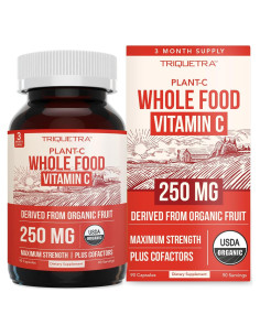 Vitamina C Orgánica Plant-C 90 Cápsulas - Soporte Inmunológico