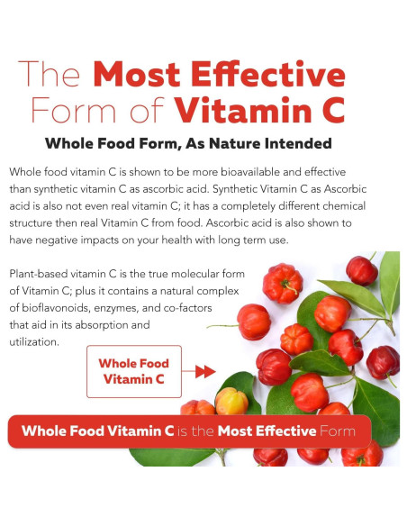Vitamina C Orgánica Plant-C 90 Cápsulas - Soporte Inmunológico
