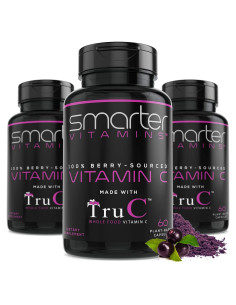 Vitamina C Natural SmarterVitamins 180 Cápsulas Veganas