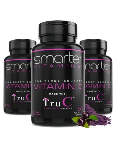 Vitamina C Natural SmarterVitamins 180 Cápsulas Veganas