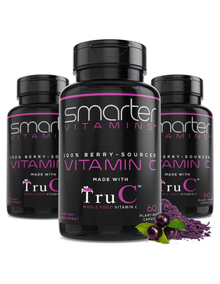 Vitamina C Natural SmarterVitamins 180 Cápsulas Veganas