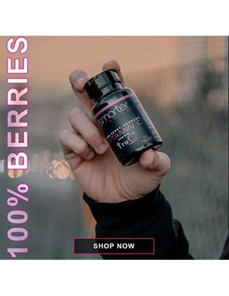 Vitamina C Natural SmarterVitamins 180 Cápsulas Veganas