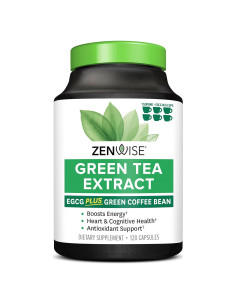 Extracto de Té Verde Zenwise Health 120 Cápsulas Veganas