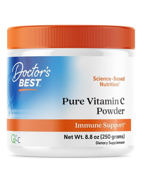 Polvo de Vitamina C Doctor's Best con Q-C 250g - Antioxidante Polvo de Vitamina C Doctor's Best con Q-C 250g - Antioxidante