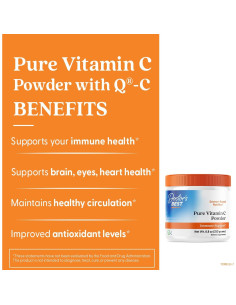 Polvo de Vitamina C Doctor's Best con Q-C 250g - Antioxidante 2