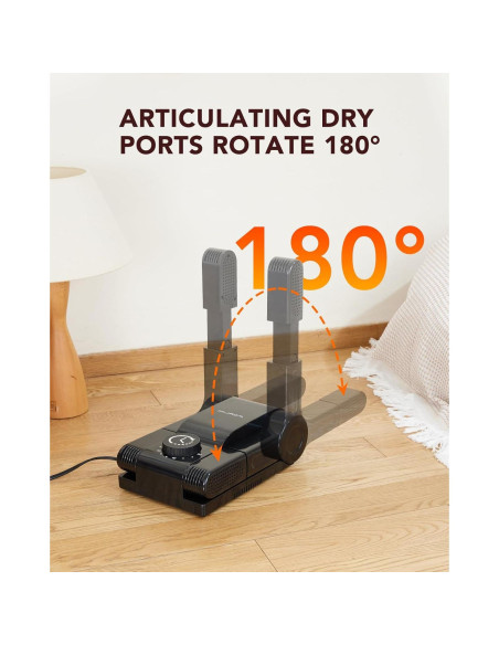 Secador de Botas FORLIM SD-002A-B - Negro, Temporizador 2h