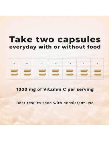 Suplemento de Vitamina C Liposomal LifeSeasons 1000 mg - 60 Cápsulas