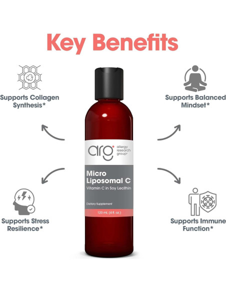 Suplemento Líquido Micro Liposomal C 1000mg Allergy Research