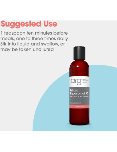 Suplemento Líquido Micro Liposomal C 1000mg Allergy Research