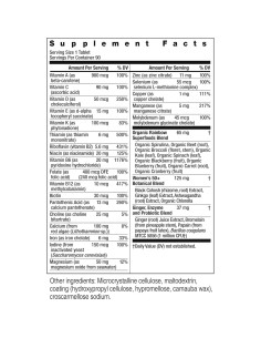 Multivitamina Rainbow Light Women's One 50+, 90 Tabletas 2