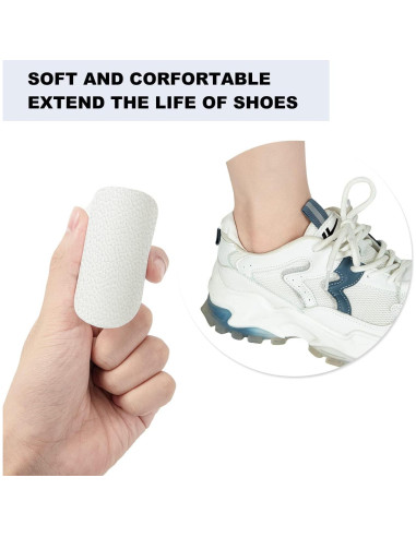 Kit de Parches Autoadhesivos para Reparación de Tacones HTZNHXT - 8 Piezas