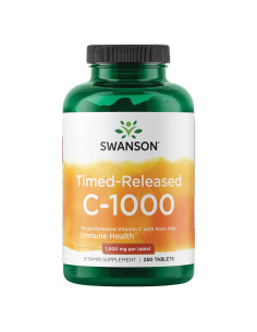 Suplemento de Vitamina C Swanson 1000 mg 250 Tabletas