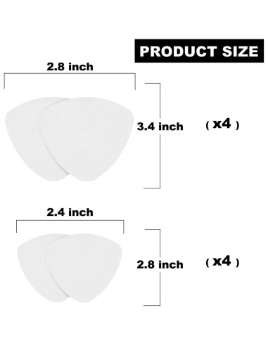 Kit de Parches Autoadhesivos para Reparación de Tacones HTZNHXT - 8 Piezas