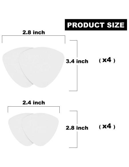Kit de Parches Autoadhesivos para Reparación de Tacones HTZNHXT - 8 Piezas