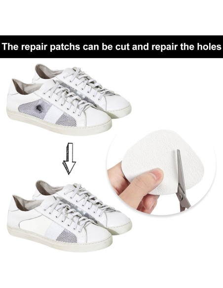 Kit de Parches Autoadhesivos para Reparación de Tacones HTZNHXT - 8 Piezas