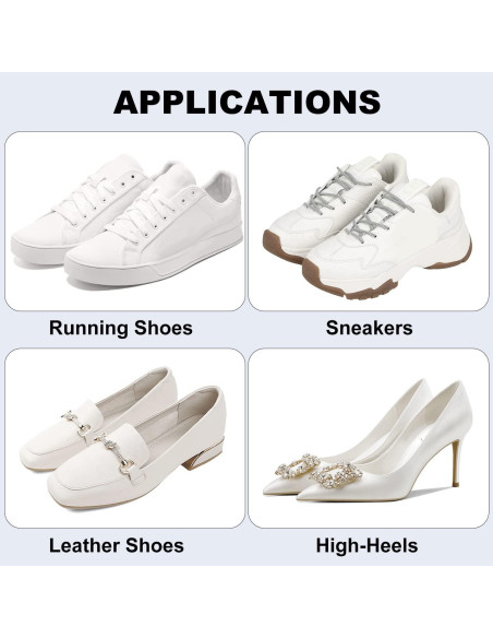 Kit de Parches Autoadhesivos para Reparación de Tacones HTZNHXT - 8 Piezas