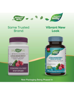 Cápsulas de Arándano Nature's Way 400 mg, 120 Unidades 2