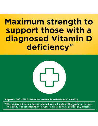 Nature Made Vitamina D3 10000 UI 250 mcg 60 Gelatinas Blandas