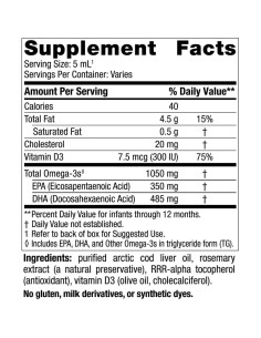 DHA para Bebés Nordic Naturals 118 ml - 1050 mg Omega-3 2