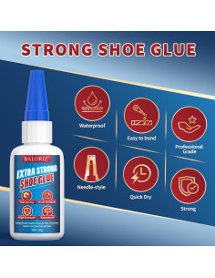Pegamento para Zapatos BALORIZ 30g - Adhesivo Fuerte Secado Rápido 2