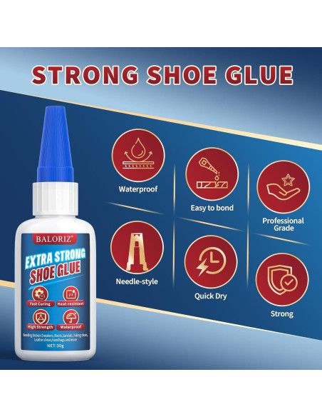 Pegamento para Zapatos BALORIZ 30g - Adhesivo Fuerte Secado Rápido