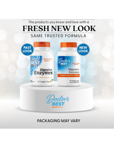 Enzimas Digestivas Doctor's Best 90 Cápsulas Vegetales 2