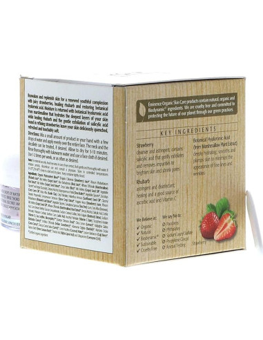 Mascarilla Hidratante Eminence de Ruibarbo y Fresa 56.7g