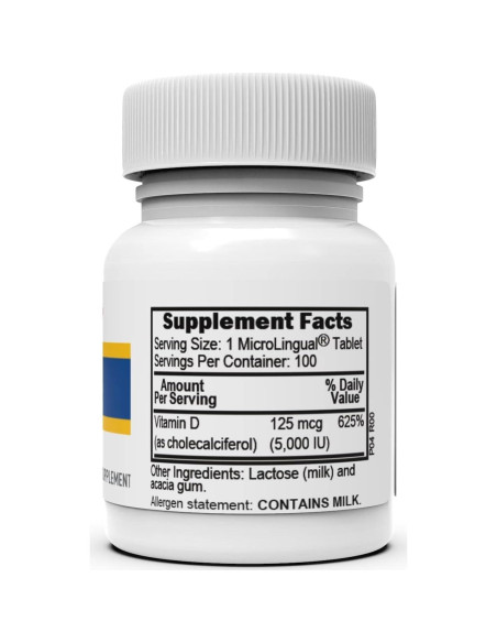 Vitamina D3 5000 UI Superior Source - 100 Tabletas Sublinguales Vitamina D3 5000 UI Superior Source - 100 Tabletas Sublinguales
