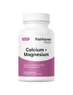 Suplemento Calcio y Magnesio Fairhaven Health 500mg/200mg
