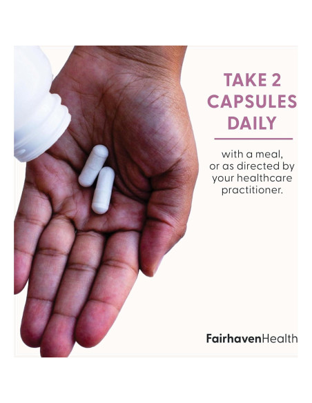 Suplemento Calcio y Magnesio Fairhaven Health 500mg/200mg