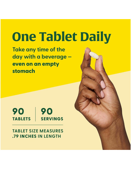 MegaFood Vitamina D3 2000 UI (50 mcg) - 90 Tabletas Vegetariano