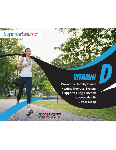 Suplemento de Zinc Superior Source con Vitamina C y D3 - 90 Tabletas Disolubles