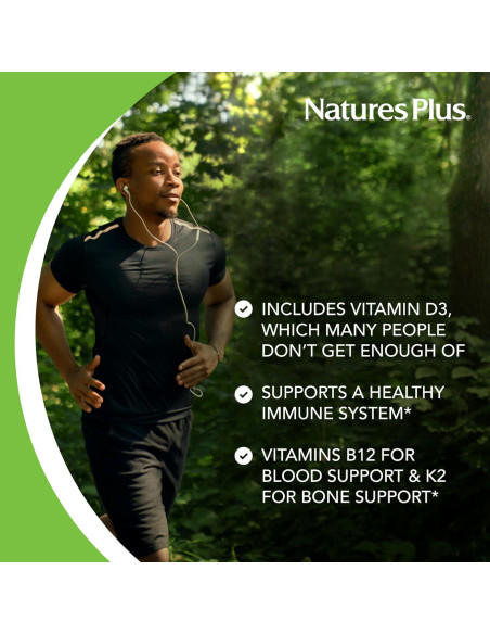 Multivitaminas Fuente de Vida Oro Nature's Plus - 180 Tabletas - Con D3 y B12 - Vegetariano y Sin Gluten Multivitaminas Fuente de Vida Oro Nature's Plus - 180 Tabletas - Con D3 y B12 - Vegetariano y Sin Gluten