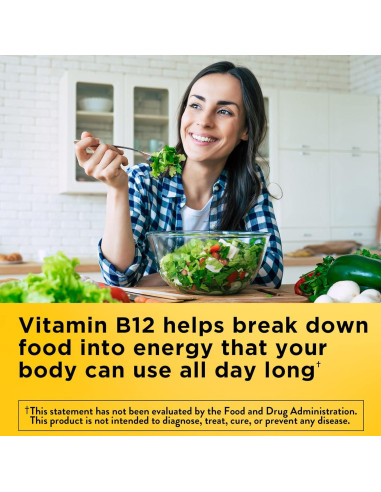 Vitamina B12 Extra Fuerte Nature Made 2500 mcg 60 Tabletas