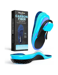 Plantillas de Soporte Welnove XL para Senderismo - Fibra de Carbono