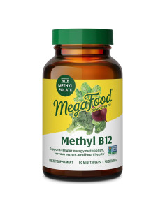 MegaFood Methyl B12 Vegano 90 Tabletas - Energía y Salud