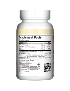 Pastillas Sublinguales de Vitamina B12 Maxi - 90 Unidades 2