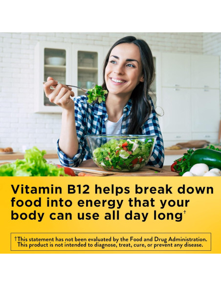 Nature Made Vitamina B12 500 mcg - 100 Tabletas Suplemento Energético