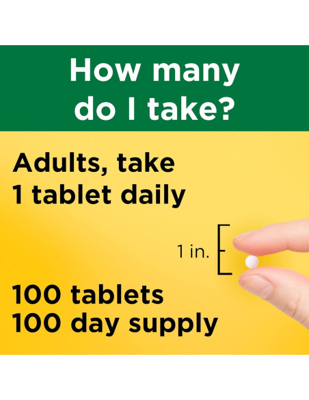 Nature Made Vitamina B12 500 mcg - 100 Tabletas Suplemento Energético